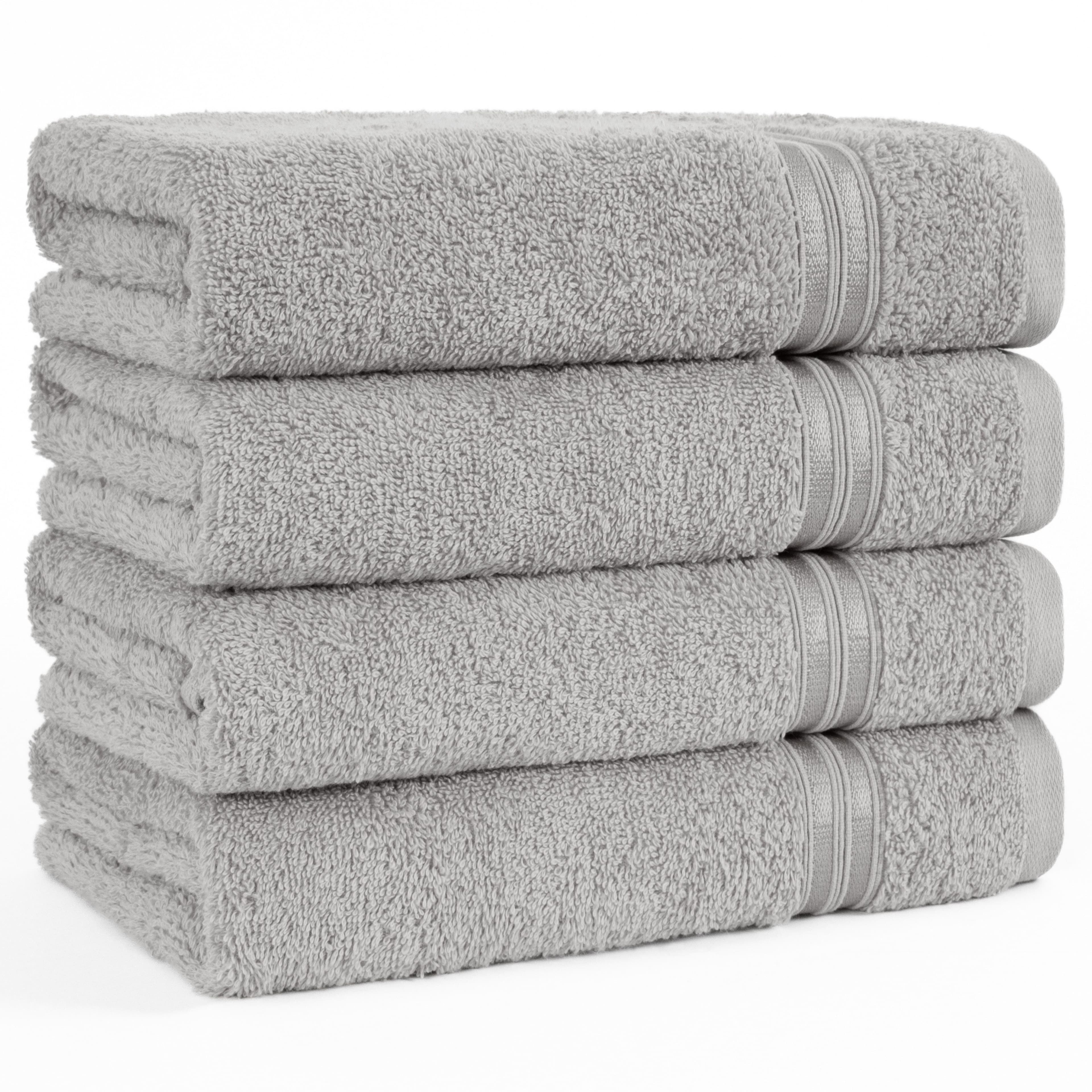 HAMMETEX Handtuch Set 4er Grau 50x100 cm 100% Baumwolle - Bild 2
