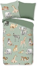 PURE luxury Collection Kinderbettwäsche Safari Grün Mikrofaser Bild 2