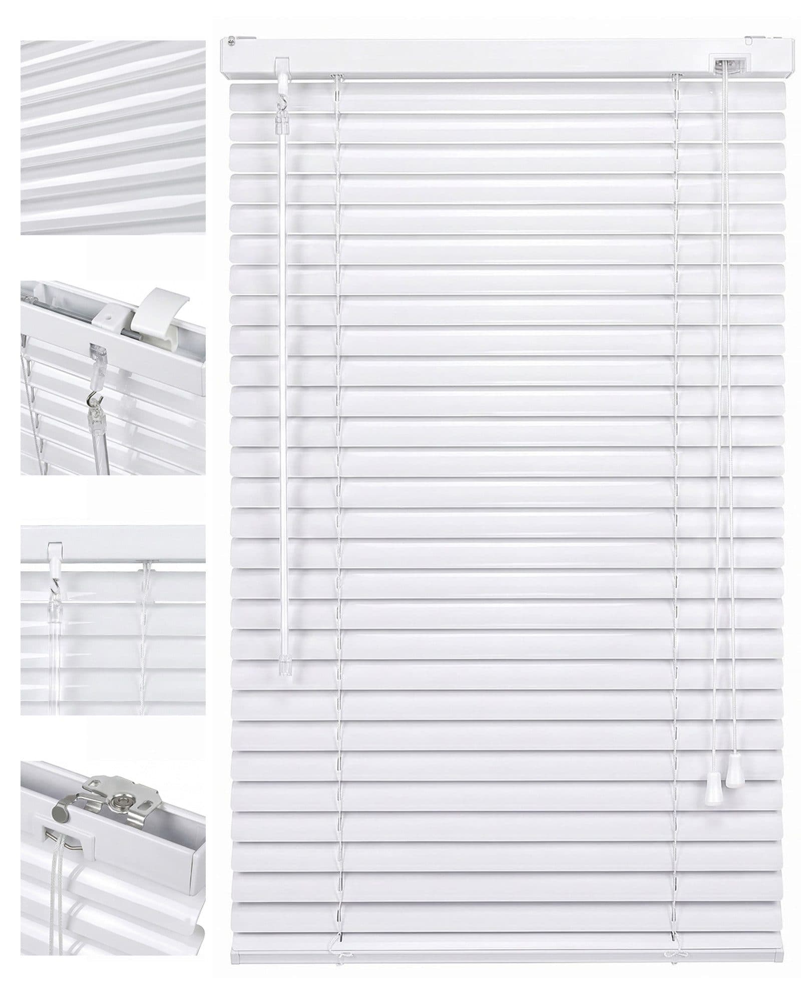 Sekey Jalousie Aluminium Klemmfix Weiß 40x130cm - Bild 2