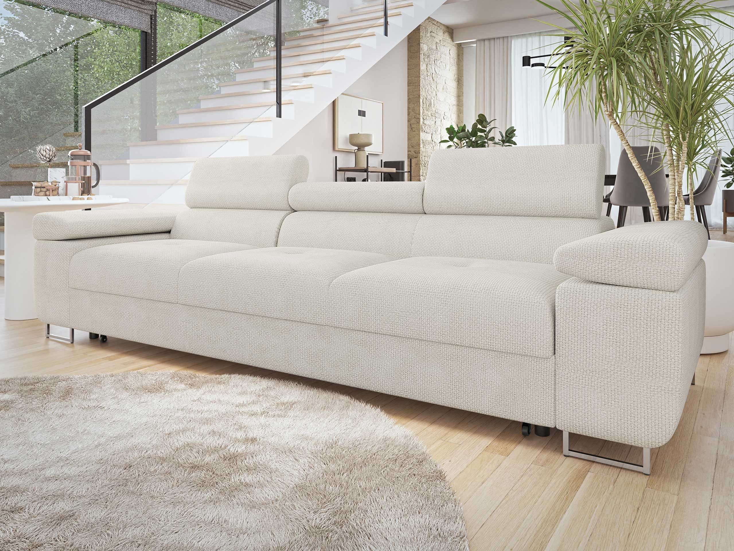 MIRJAN24 Schlafsofa Torezio 3 Bis Beige mit Schlaffunktion - Bild 2