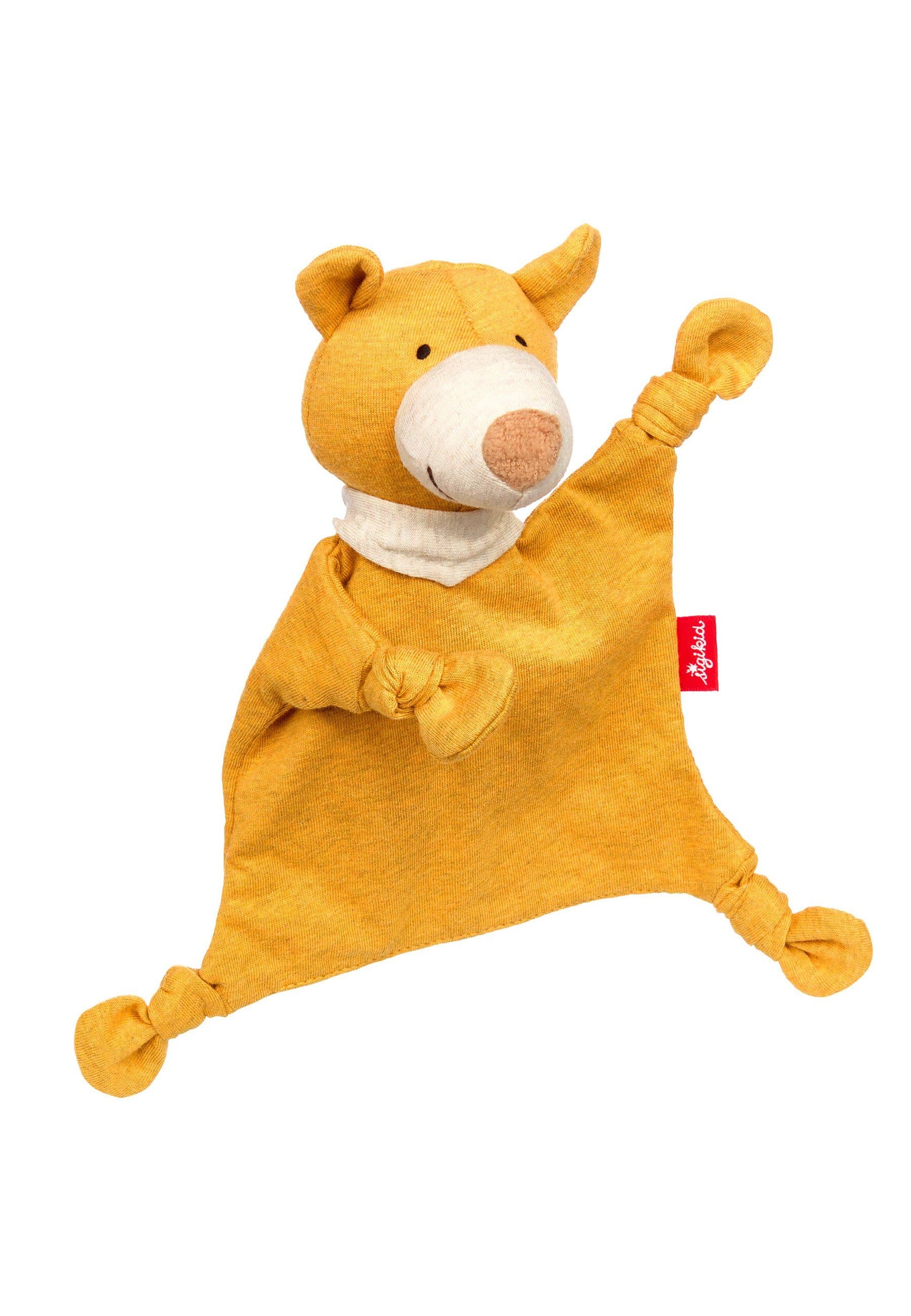 Sigikid Mini-Schnuffeltuch Bär Gelb Bio-Baumwolle - Bild 2