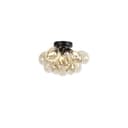 Qazqa Deckenleuchte Uvas 3-flammig Gold/Messing Glas Art Deco Bild 2