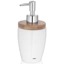 kela Seifenspender Natura Weiß Keramik Bambus 350ml Bild 2
