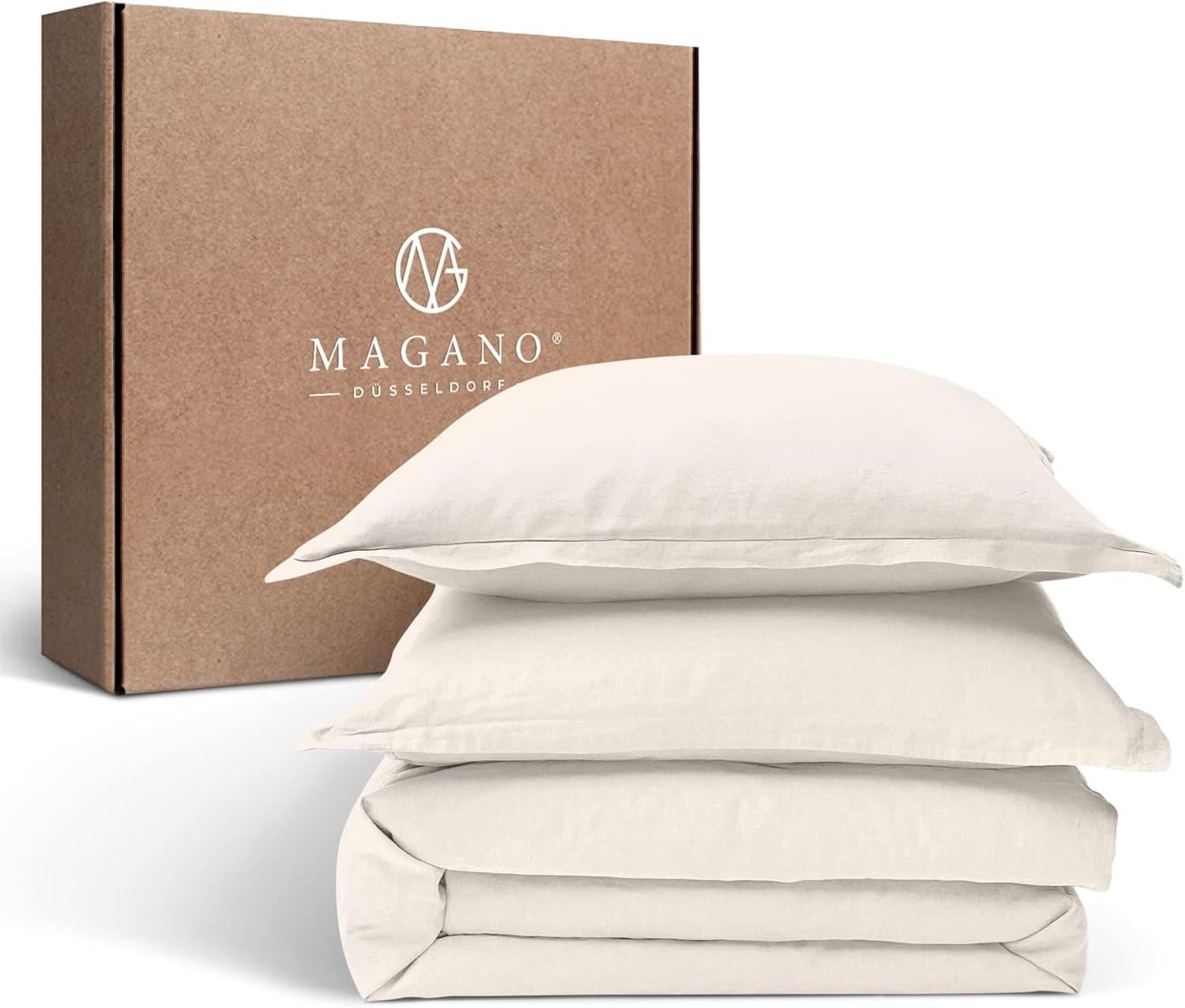 MAGANO Bettwäsche Set Premiumqualität Hypoallergen Knitterarm Himmlisch Weich - Bild 2