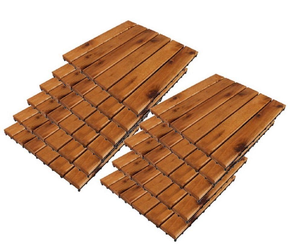 Linder Exclusiv Klickfliesen Akazienholz Braun 11 St. 30x30 cm