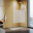SONNI Walk-in-Dusche 80-140 x 200cm 8mm Einscheibensicherheitsglas Nano-Beschichtung Bild 2