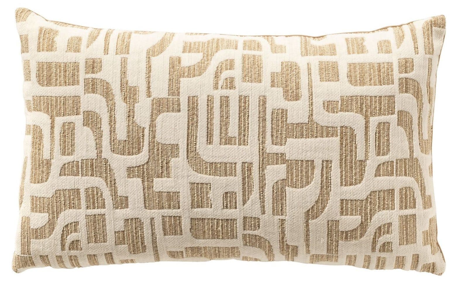 Dutch Decor Kissenhülle Grafisch 'Fabia' Beige/Weiß - Bild 2