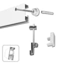 Neumann Bilderschienen-Set 3m mit Gleitern & Haken Bild 2