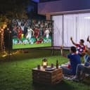 HOMCOM Leinwand Projektionsleinwand 4K/8K 160° Betrachtungswinkel Dual-Stativ Bild 2