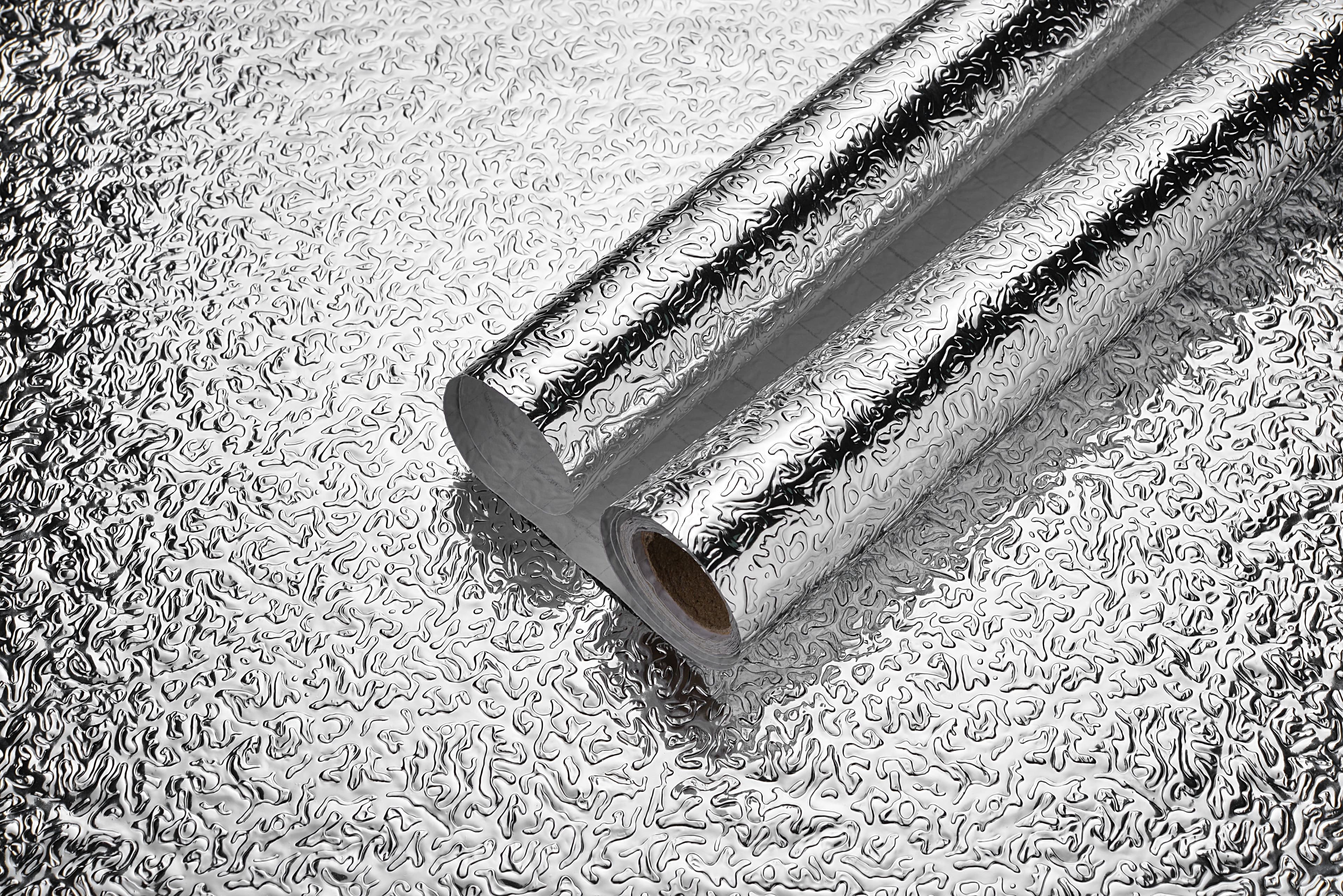 Visario Küchenrückwand Klebefolie Silber Aluminium-beschichtet - Bild 2