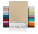 Beautex Spannbettlaken Jersey 160g/m² Gekämmte Baumwolle Rundumgummi Bild 2