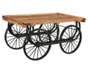 massivum Konsolentisch Marktwagen Braun Mangoholz Bild 2
