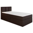 A&J MöbelLand Boxspringbett Einzelbett NASI mit Bettkasten & Topper Bild 2