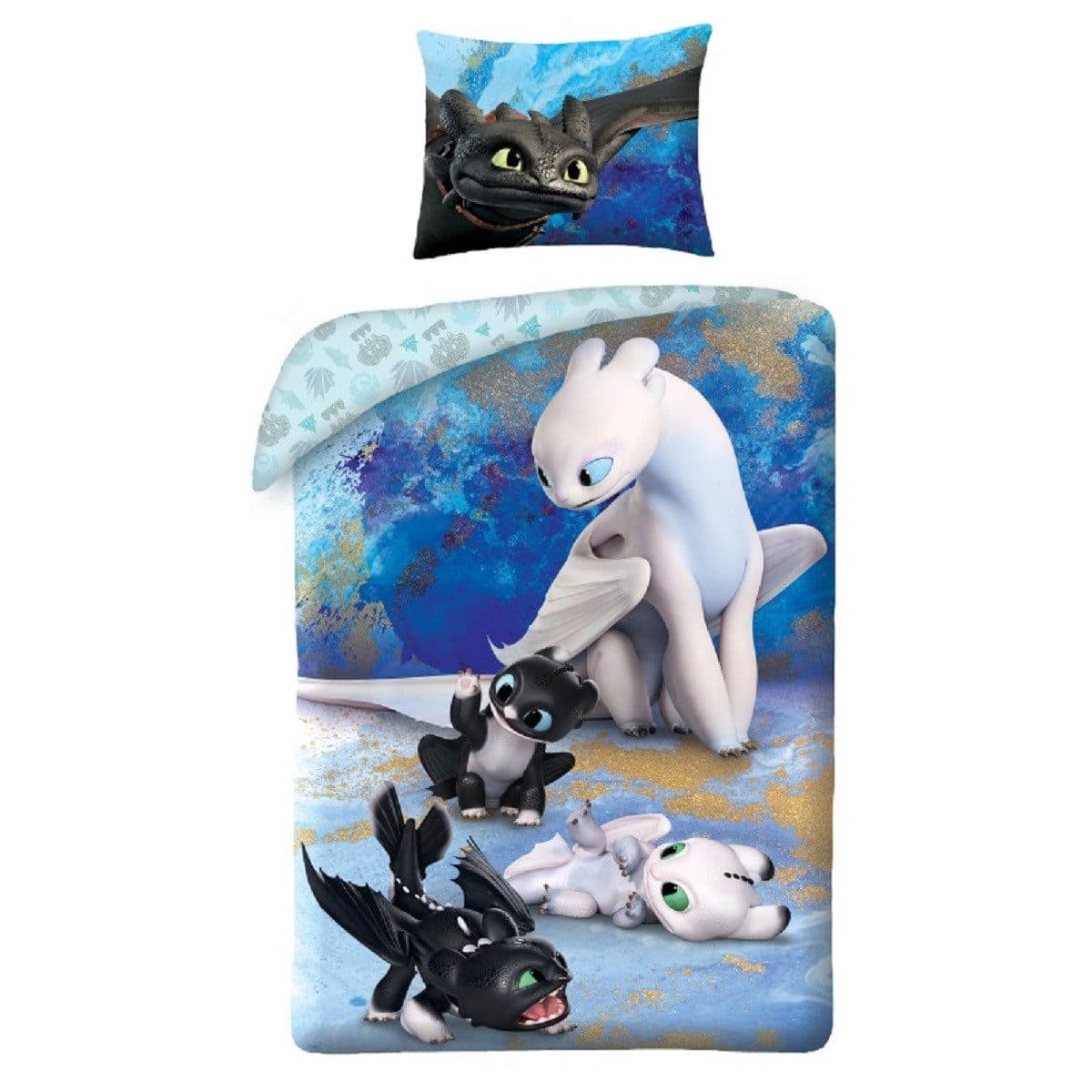 DreamWorks Bettwäsche Set Drachenzähmen leicht gemacht 140x200 cm