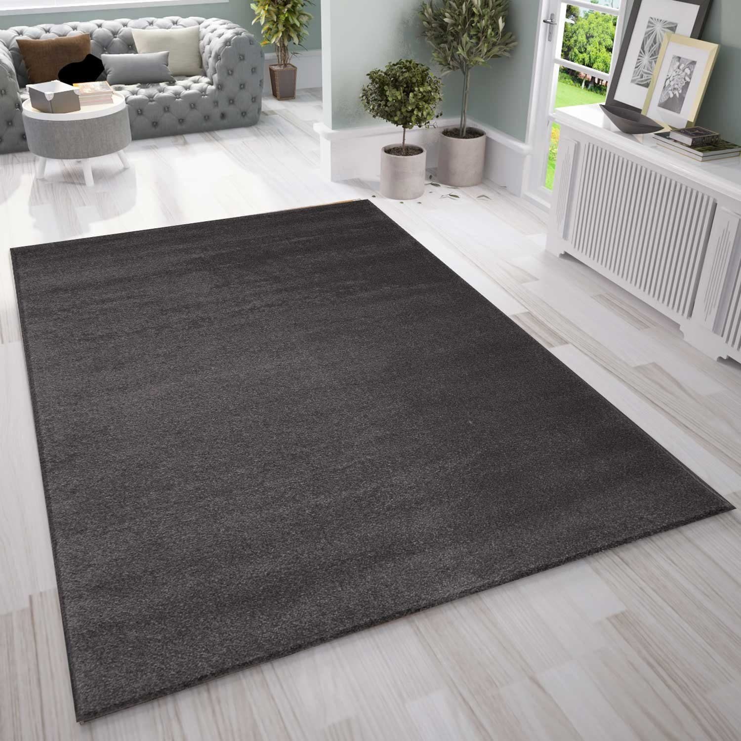 Vimoda Fellteppich Hochflor Grau Anthrazit Modern - Bild 2