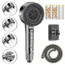 ANYSUN Handbrause Grau mit 4 Strahlarten Bild 2