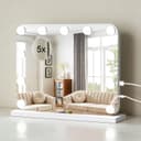JDONG Schminkspiegel mit LED-Beleuchtung und USB-Anschluss Bild 2