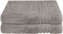 Schiesser Milano Duschtuch Set Hellgrau 100% Baumwolle Frottier Bild 2