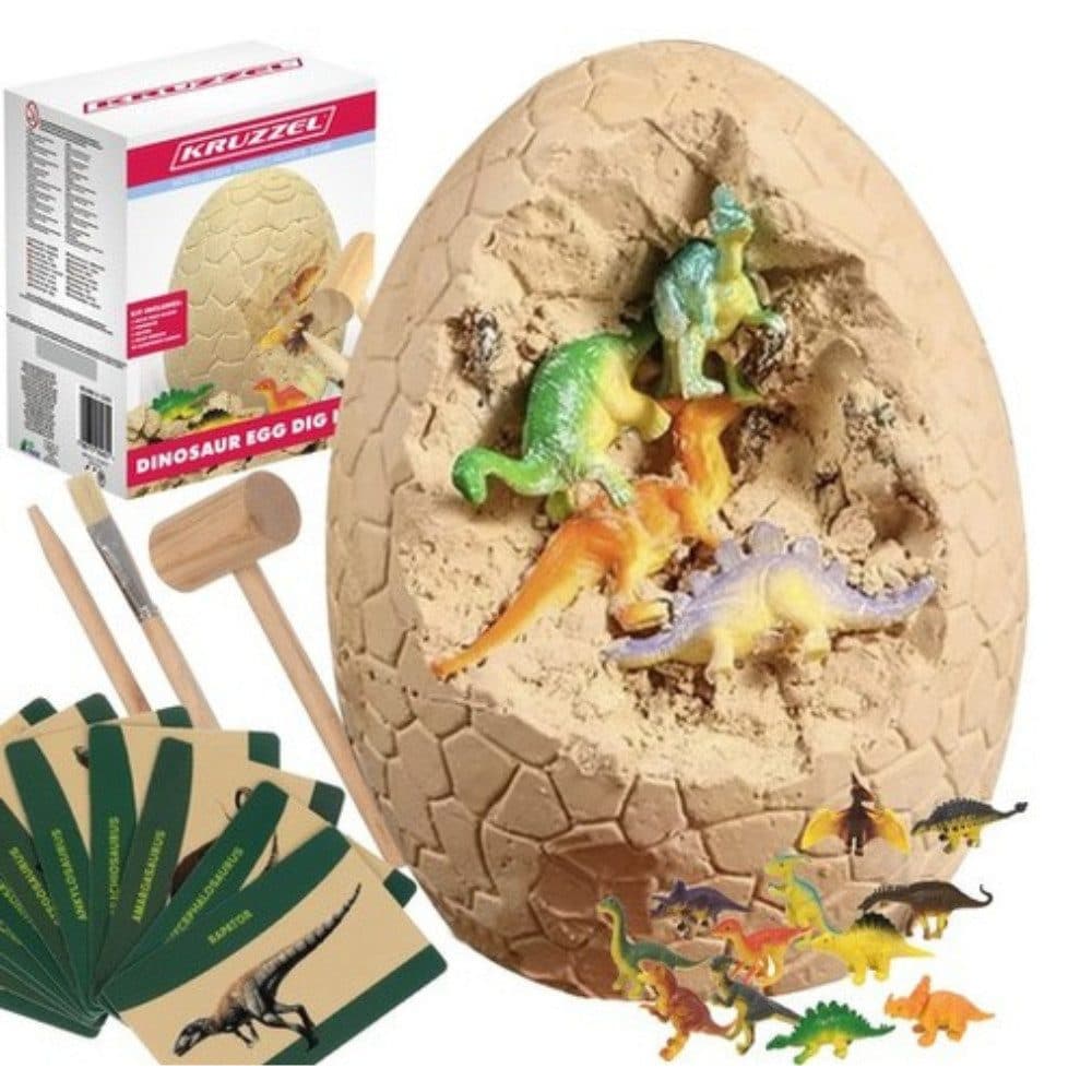 KRUZZEL Spielwelt Dinosauriereier Ausgrabung Spar-Set Interaktiv - Bild 2