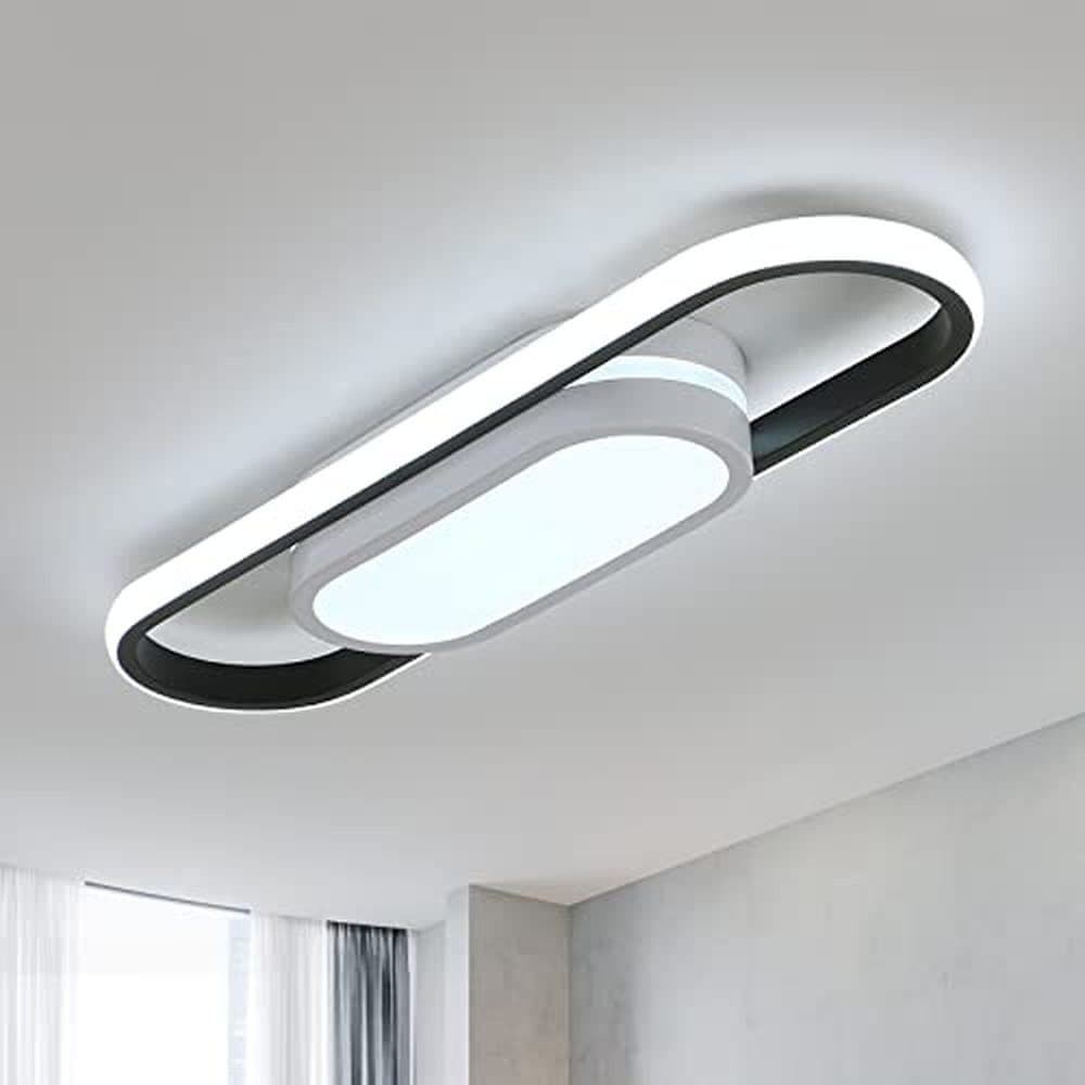 Riserva LED Deckenleuchte Büro Deckenleuchte Einstellbare Farbtemperatur Ovales Design - Bild 2