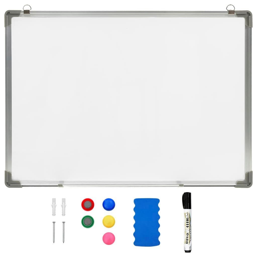 vidaXL Magnettafel Magnetisches Whiteboard Weiß Stahl - Bild 2