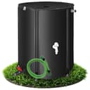 Melko Regentonne 100 Liter Schwarz Bild 2