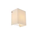 Qazqa Wandleuchte Vete Beige Modern Textil 1-flammig Bild 2