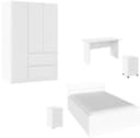 Rauch Jugendzimmer-Set JOEL Alpinweiß 5-tlg. Komplettzimmer Bild 2
