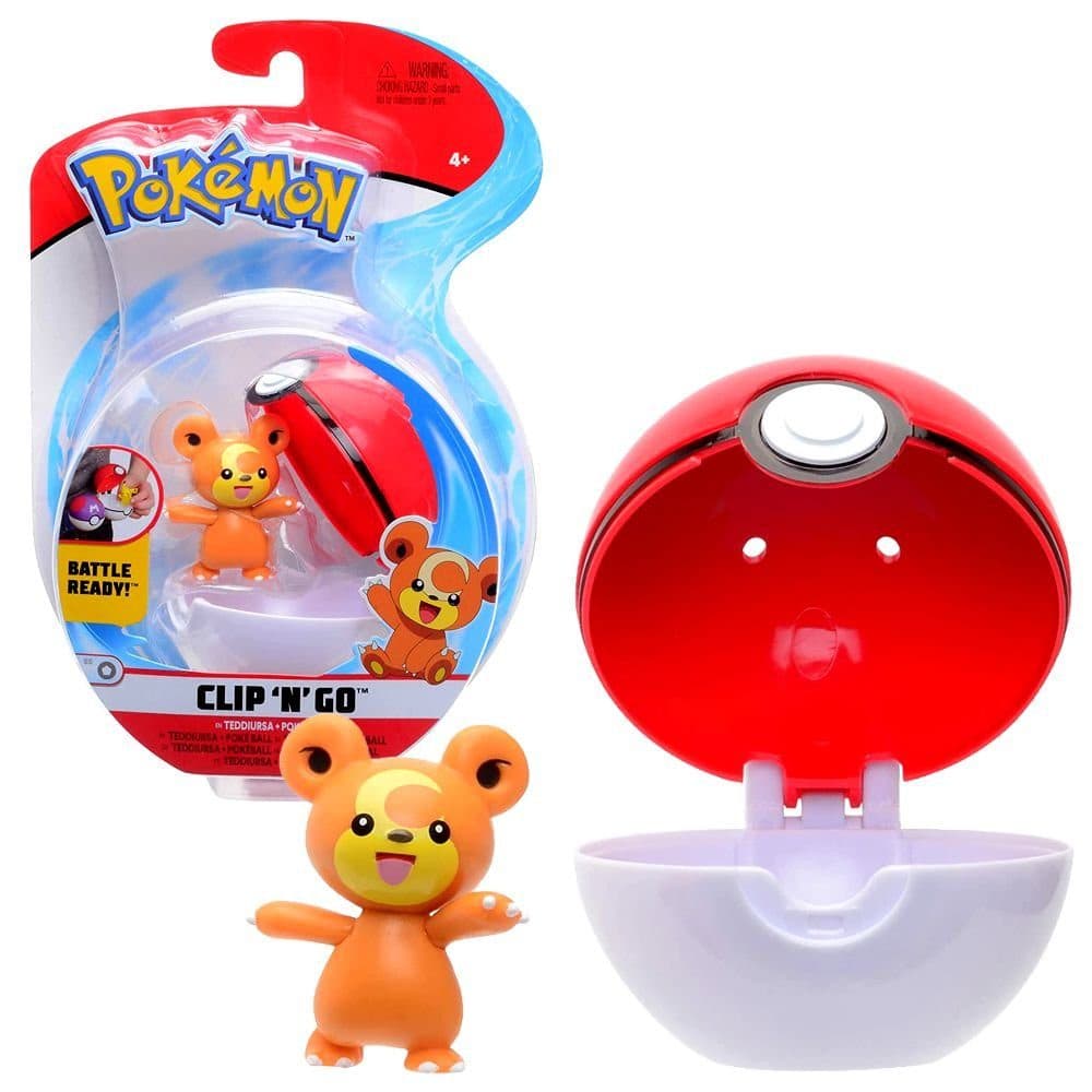 Pokémon Action-Figuren mit Pokeball Clip N Go