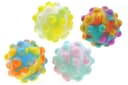 ELLUG Spielball 4er Set Pop it Ball Bunt Ø7cm Antistress Bild 2