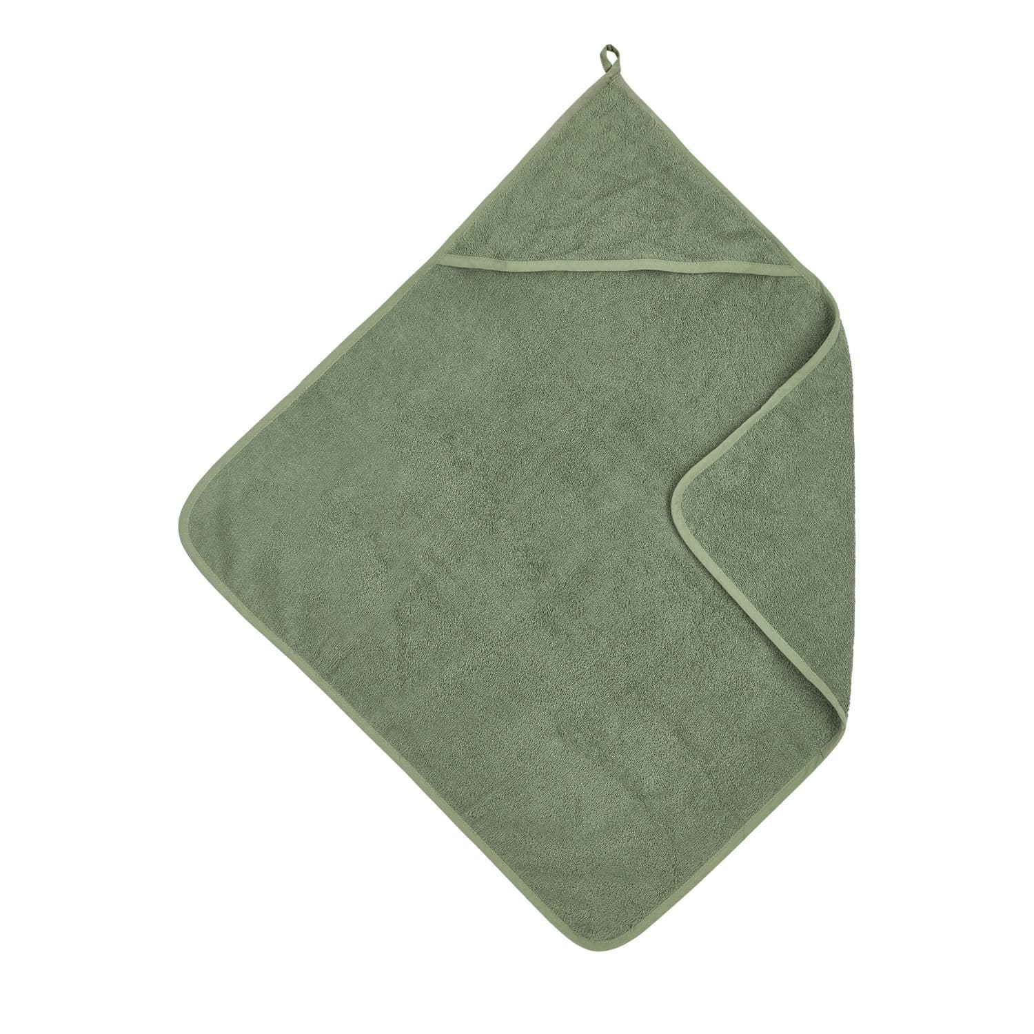 Meyco Baby Kapuzenhandtuch Forest Green Frottee