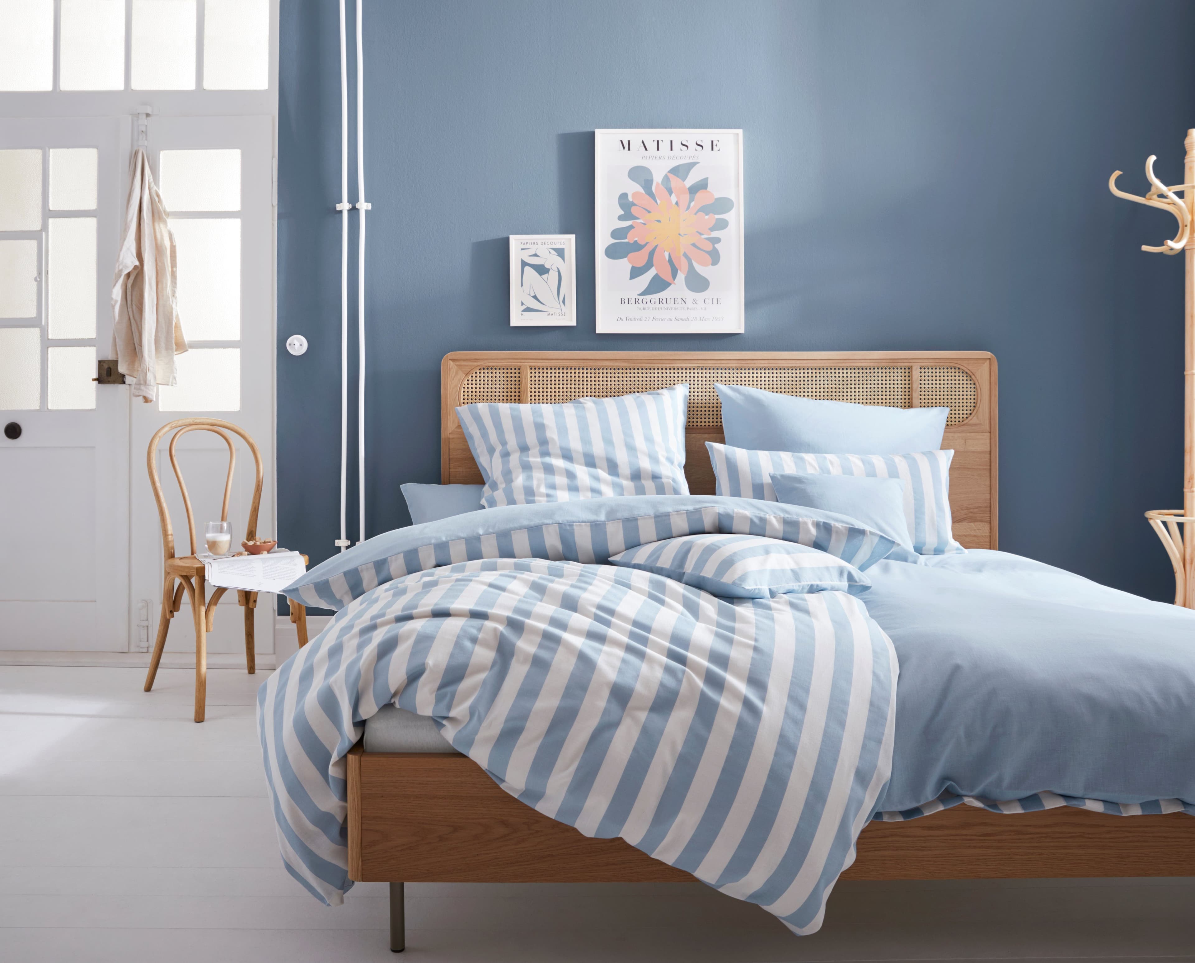OTTO home Wendebettwäsche Greta Jeansblau Mako-Satin - Bild 2