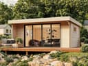 Fjordholz Gartenhaus Kubi 44 IsoSlide mit Isolierverglasung Bild 2