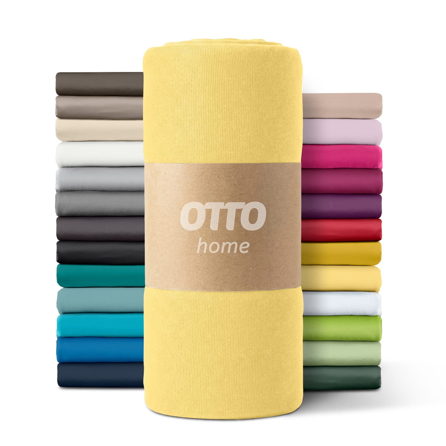 OTTO home Paprika Bettlaken Microfaser Jersey Pflegeleicht Gelb - Bild 2