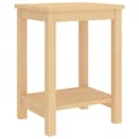 vidaXL Nachttisch Natur Kiefer Massivholz Bild 2
