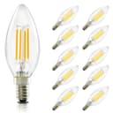 ZMH LED-Leuchtmittel E14 Glühbirne Warmweiß 4W 2700K Filament Retro Bild 2