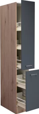 FLEX-WELL Apothekerschrank Morena Grau Eiche 5 Ablagen Bild 2