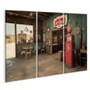 islandburner Leinwandbild Nostalgische Tankstelle Route 66 Wandbild Bild 2