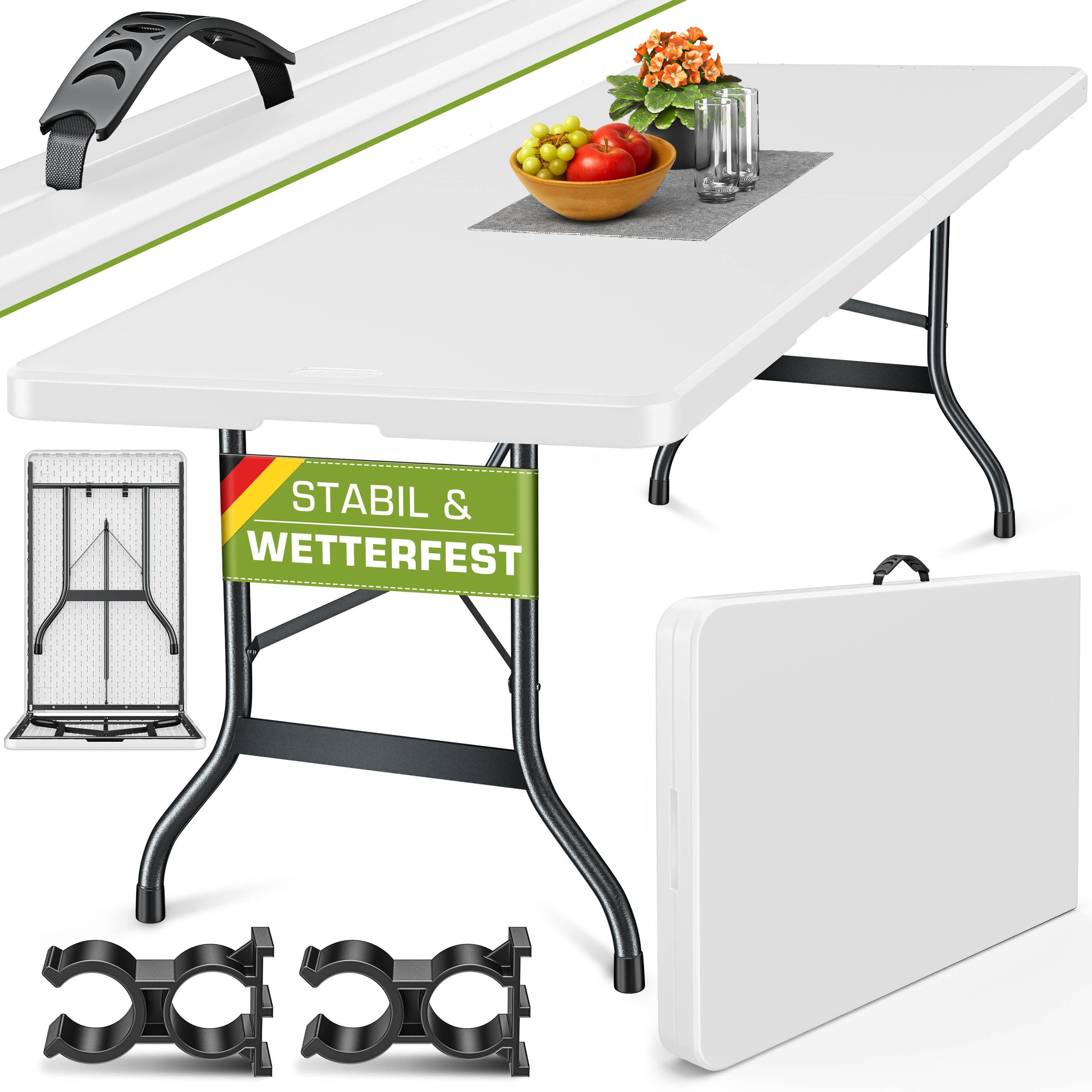 tillvex Gartentisch Klapptisch 180 cm - Bild 2