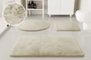 Badematte Lennja Uni-Farben Creme Beige Bild 2