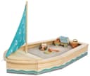 MUDDY BUDDY® Sandkasten Anchor Lover Natur-Petrolblau FSC® Massivholz Bild 2