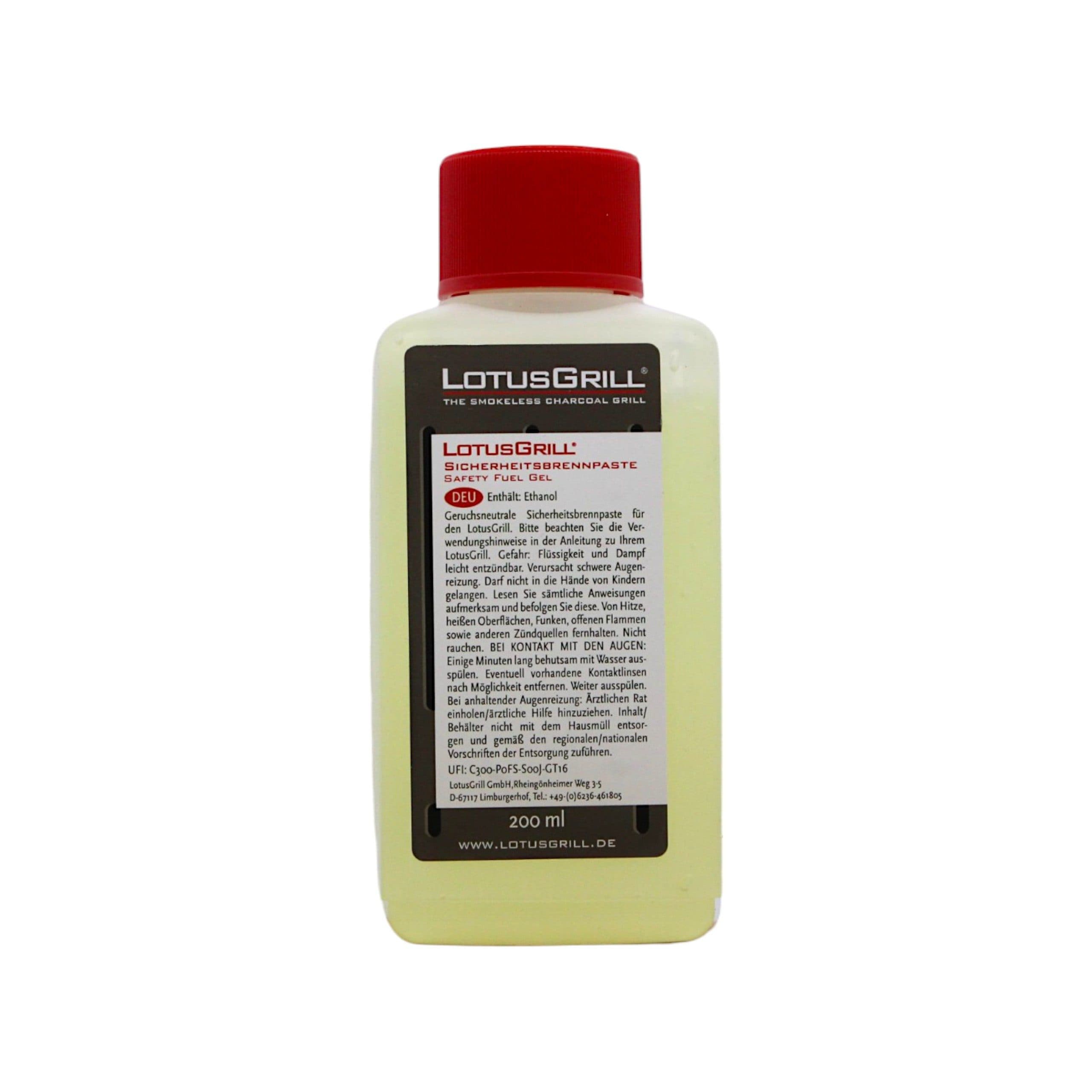 LotusGrill Brennpaste 200ml Sicherheitsanzünder für rauchfreien Holzkohlegrill - Bild 2