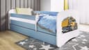 Raumhirsch Furniture Kinderbett Blau mit Matratze & Schublade Bild 2