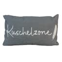 Bada Bing Kuschelzone Dekokissen Grau Feder-Motiv Bild 2