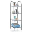 CARO-Möbel Standregal SECA Chrom Badregal 4 Ablagen Bild 2