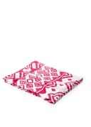 LASCANA Strandtuch Pink/Weiß 100% Baumwolle mit Tasche Bild 2