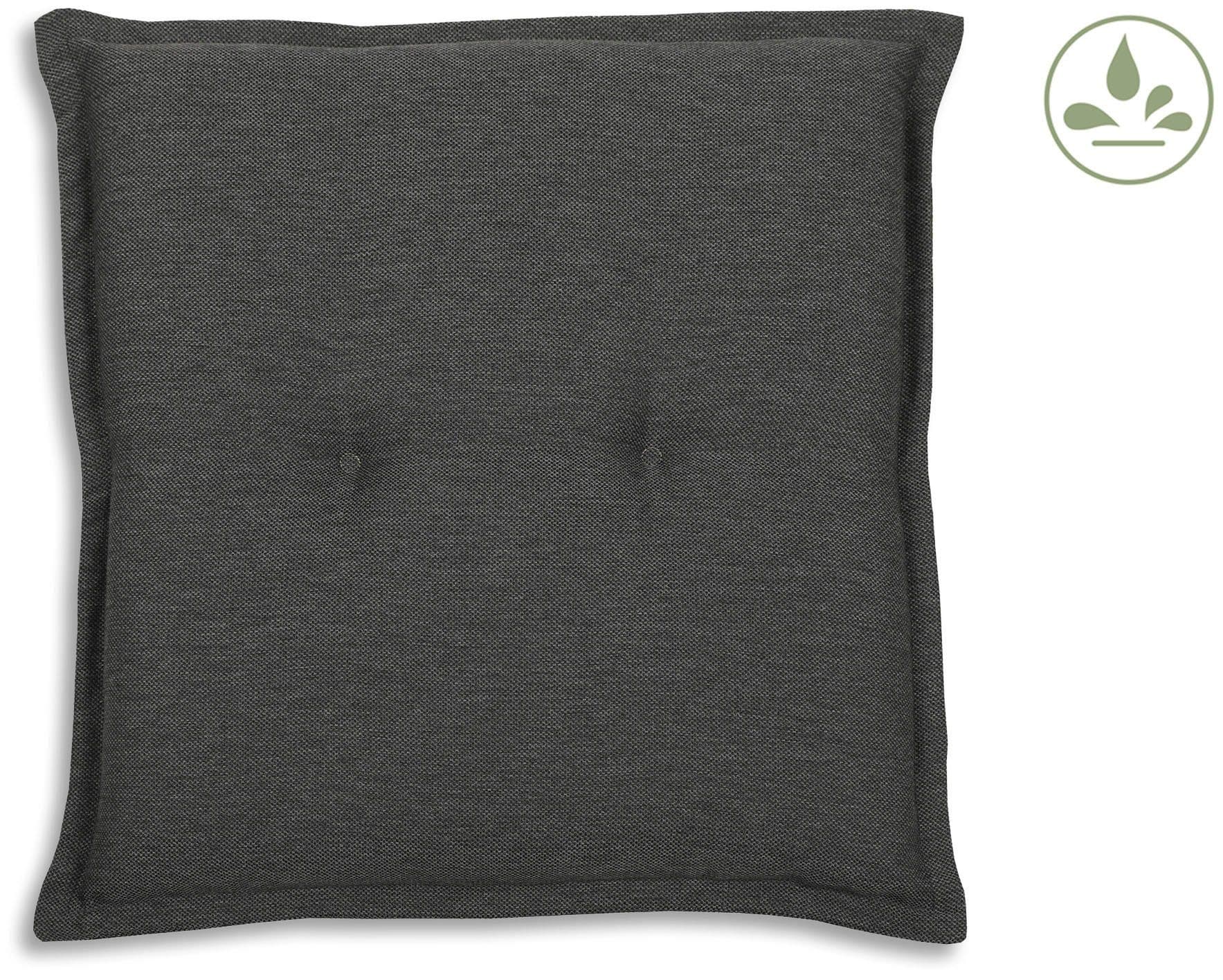 GO-DE Hockerauflage Anthrazit 50x50cm Polyester - Bild 2