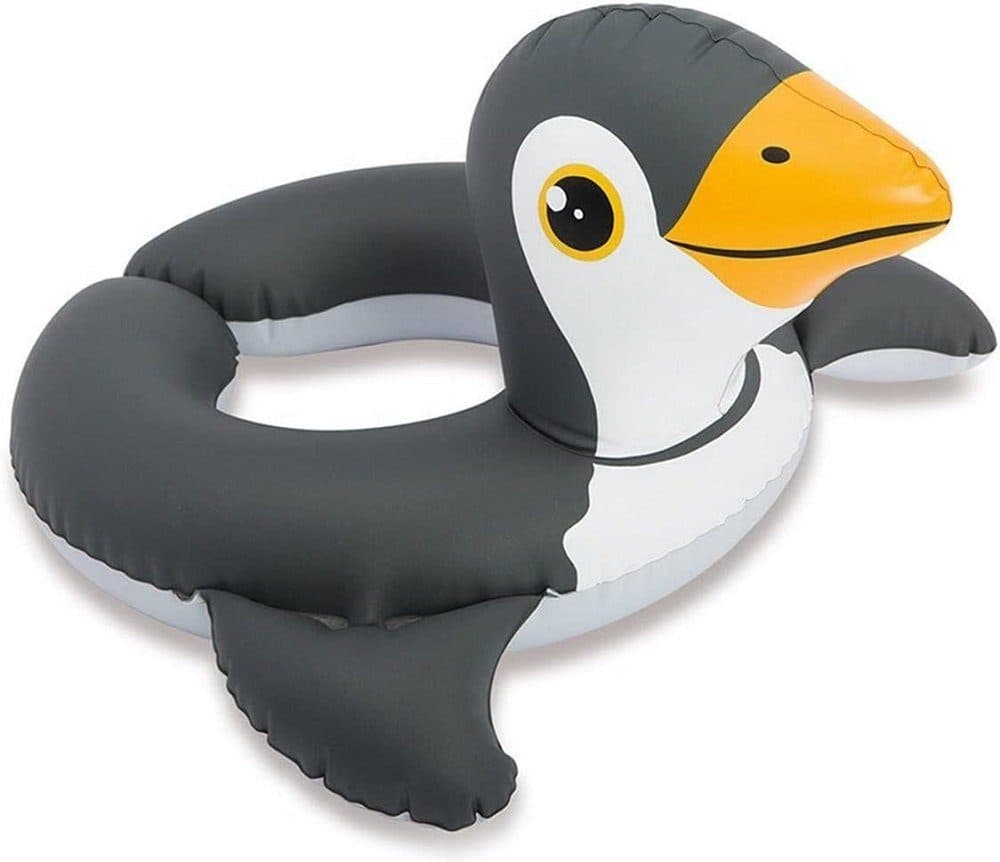 Intex Badespielzeug Wasser Spielring mit Tierkopf Pinguin
