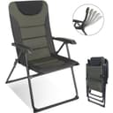HOMECALL Campingstuhl Gartenstuhl Anglerstuhl Klappstuhl 5-fach Verstellbar Bild 2