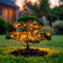esotec LED-Lichterkette Solar 24 bernsteinfarbene LEDs 2,3m mit Zuleitung Bild 2